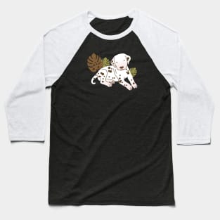 Dalmatian and plants Baseball T-Shirt